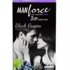Manforce Black Grapes Flavor condoms - 10's Pack
