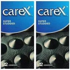 Carex Super Studded Pleasure Condom 12 Pack