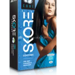 Skore Cool Raised Extra Time Condom_10pcs