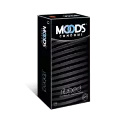 Moods ribbed premium condom 12pcs