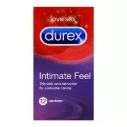 Durex Intimate Feel Thin With Extra Lubricated Condoms 12-Pack