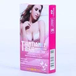 Tiantianle Pink flavour Condom_10 pcs