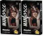 Manforce Stamina Pine Apple Flavored Condom - 10's Pack