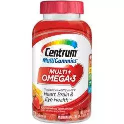 Centrum Multi Gummies Omega 3 Gummy Multivitamin for Adults- 100 Count