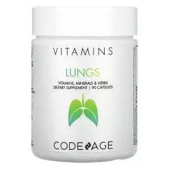 Codeage Lungs offers whole food vitamins A, B6, C, D3, E and milk