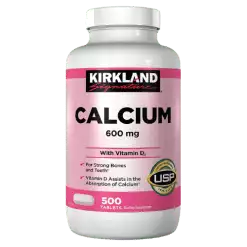 Kirkland Signature Calcium 600 mg. with Vitamin D3, 500 Tablets FREE SHIPPING