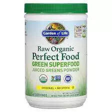Garden of Life Raw Organic Perfect Food Green Superfood Juiced Greens Powder